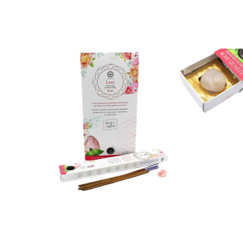 Incenso Spiritual Gift Amor - Quartz Rosa