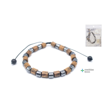 Pulseira Hematite 6mm