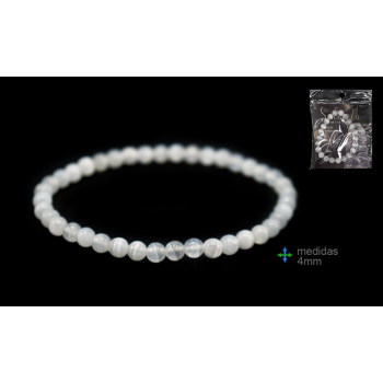 Pulseira Pedra Selenite 4mm