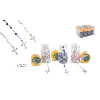 Terço Religioso Plástico 38x4mm