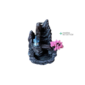 Fonte Fumo Resina 9x7x11cm