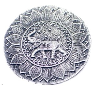 Porta Inc Metal Redondo Símbolos 10cm