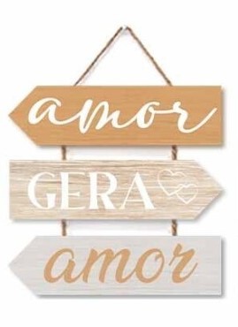 Placa Parede Mdf Vários 18x20cm/16x23cm