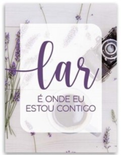 Quadro Tela Lar 30x40cm