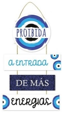 Placa Parede Mdf Olho 15X29Cm