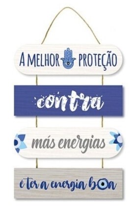 Placa Parede Mdf Olho 15X29Cm